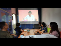 广东省食品学会党支部联合会员单位党支部观看学习省365娱乐_bat365在线登录_sportcar365传达“中国365娱乐_bat365在线登录_sportcar365第十次全国代表大会精神”